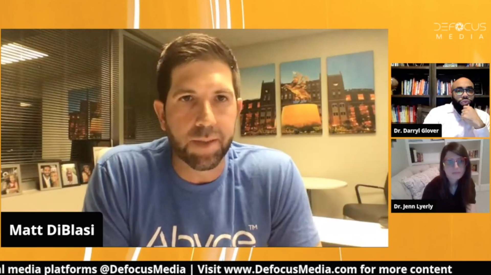 Drs. Jennifer Lyerly and Darryl Glover Join Matt DiBlasi of Abyde.