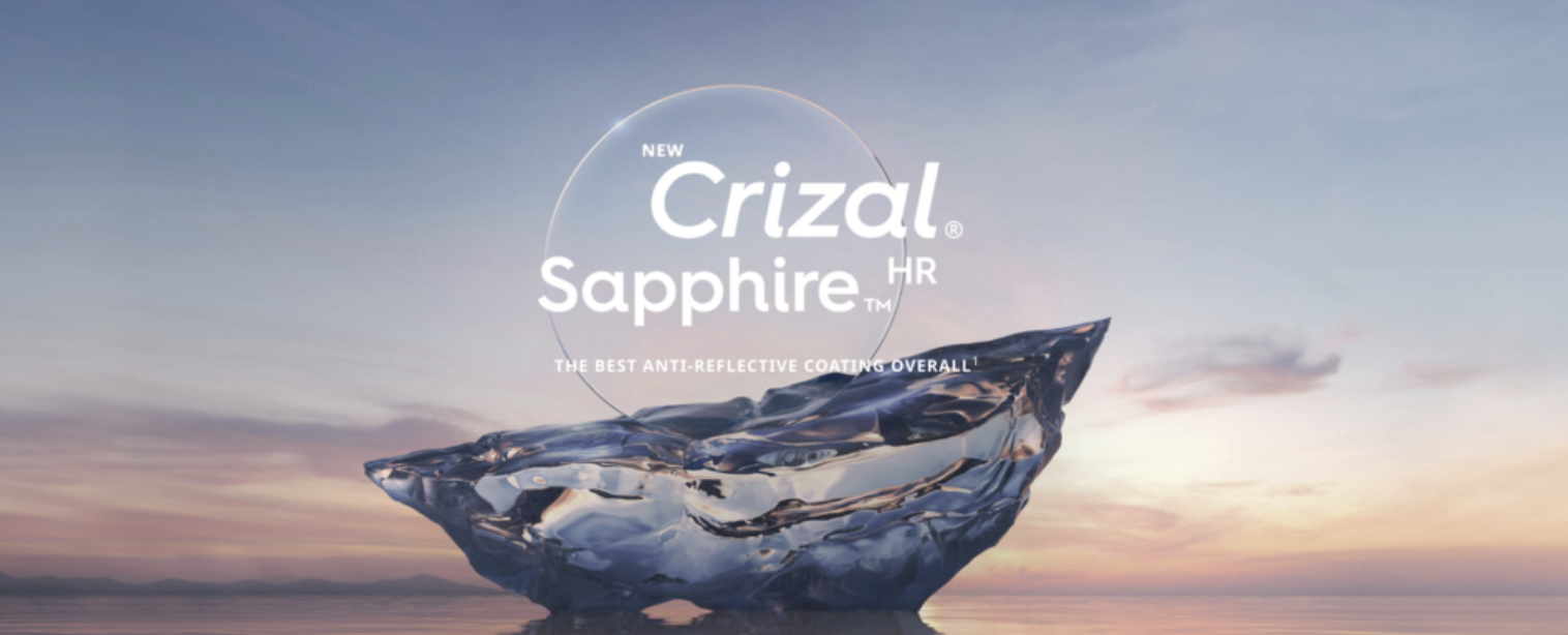 Crizal Sapphire HR NoGlare Lens Breakthrough Lens Technology