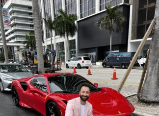 Gearing up for the Miami Grand Prix with Ray-Ban + Ferrari