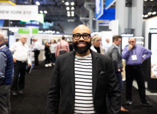 Dr. Glover Takes over EssilorLuxottica’s Booth at Vision Expo East dr. darryl glover essilorluxottica vision expo east