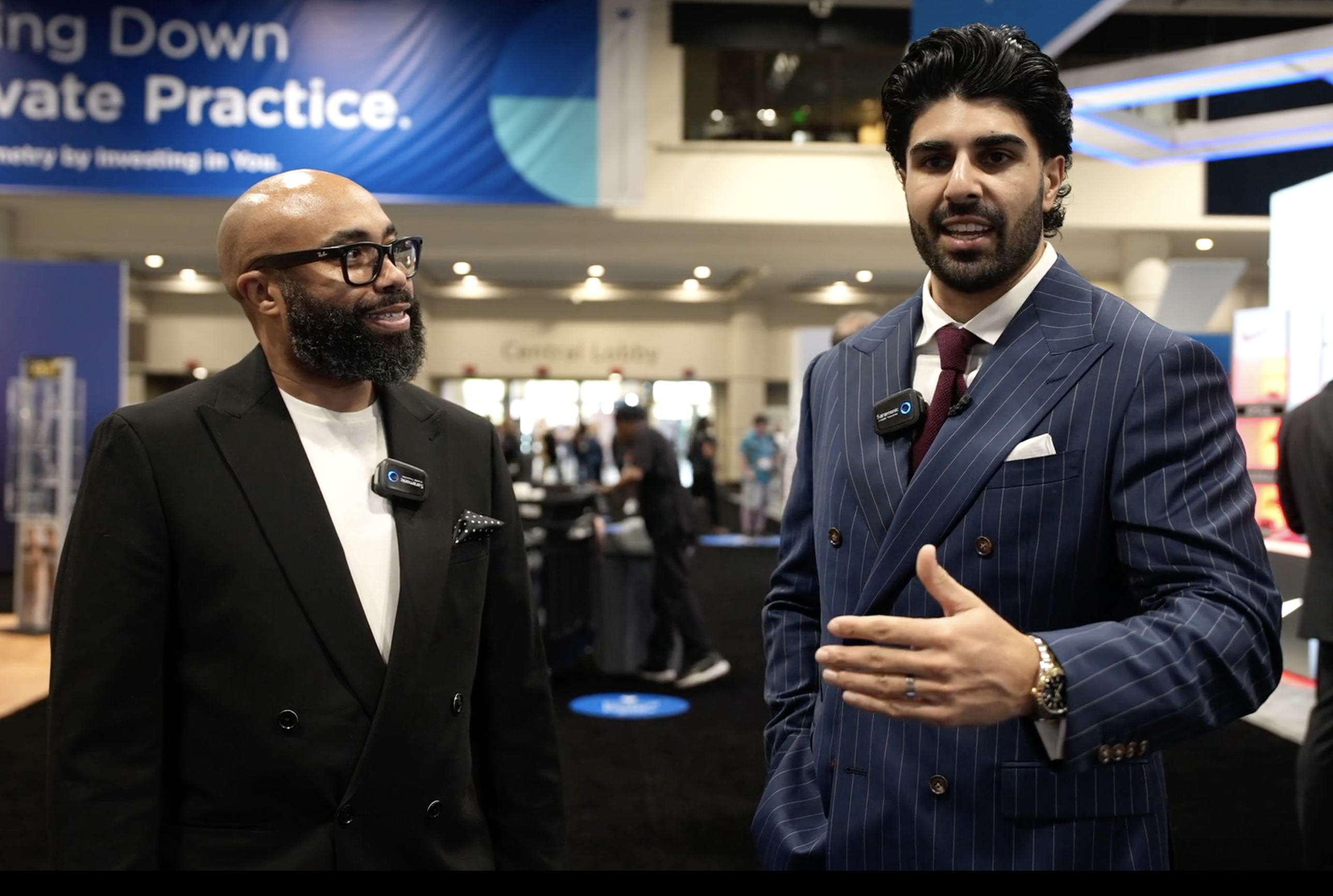 Dr. Darryl Glover, Optometrist, and Dr. Shaminder Dhaliwal, Optometrist