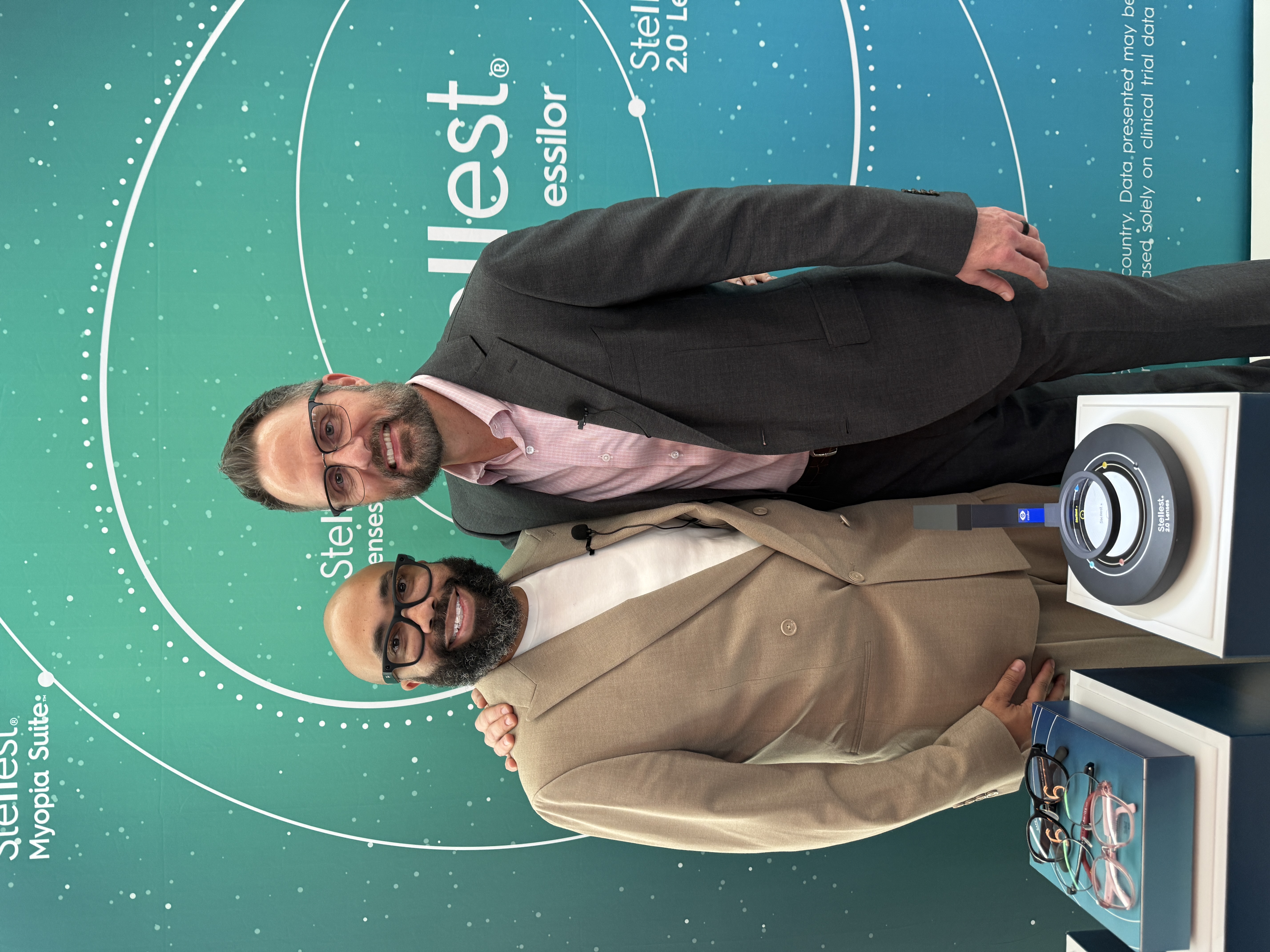 Dr. Darryl Glover, Optometrist and Podcaster, and Dr. Ryan Parker, Optometrist and Stellest Expert